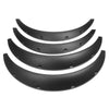4PCS Universal Fender Flares Wheel Arch Extensions Flare Wide Polyurethane Black
