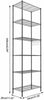 6 Tier Silver Metal Storage Rack/Shelving Wire Shelf Kitchen/Office Unit Stand