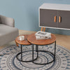 Nesting Table 2/3pcs Round Nested Side End Coffee Table Lamp Stand Living Room