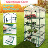 Greenhouse Cover Outdoor Garden Clear PVC Grow Bag Green House 4 Tier
