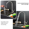 Kitchen Taps 360° Swivel Pull Out Spray Head Mixer Basin Sink Tap Chrome Faucet
