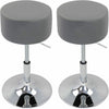 1/2x BarStools Bar Chairs Breakfast Stools for Kitchen Leather Adjustable Swivel