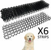 Set of 6pcs Plant Prickle Strip Dig Stopper Anti Dog and Cat Repellent 49 x 14cm