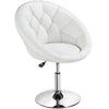 Barstool Height Adjustable Bar Chair PU Round Tub Chair Swivel Vanity Chair
