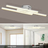 LED Ceiling Light 3 Lights Modern Kitchen Living Room Bedroom Lamp Chromed UK