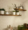 Rustic Wooden Shelves Chunky Wooden Shelf includes Brackets