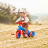 2 IN 1 Kids Tricycle 3 Wheels Toddler Trike Baby Balance Bike W/ Storage & Sound