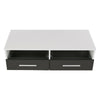 Modern TV Unit Cabinet Stand High Gloss Doors 100cm with LED Lights Drawers