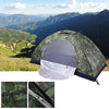 Camo 2 Man Person Camping Tent Waterproof Folding Tent Hiking 4 Season Tent UK