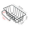 1X Metal Sink Organiser Hanging Storage Rack Dish Cleaning Drying Sponge Holder