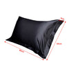 2X Soft Satin Mulberry Pure Silk Pillowcase Covers Queen Standard Hair Beauty