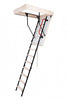 Metal Wood Folding Loft Ladder Hatch 55cm x 110cm (H-280cm) Timber Attic Stairs