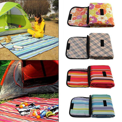 Extra Large Waterproof Picnic Blanket Travel Outdoor Beach Camping Soft Rug UK