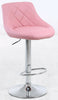Set of 3 BABY PINK MADRID Bar Stools Chairs Breakfast Chairs Swivel Gas Lift (BABY PINK)