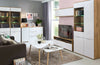 Modern Wall Cabinet Unit Storage Bedroom Living Room White Gloss Oak finish