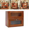 Retro Wall/Desktop Wooden Drawers Storage Cabinet Organiser Cosmetic Jewelry Box