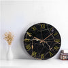 Wall Clock Illuminated / Solid Numerals Silent Retro Chic Decor 12-13inch Clocks