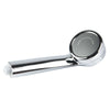 Chrome jet Water Shower Head Super Low Pressure Boosting Bath Saving Pinhole Abs