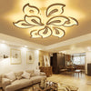 Modern 3/5/9 Heads Flower Ceiling Lights LED Chandelier Lamp Bedroom Living Room