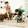 Animal Footstools Upholstered Ottoman Cushion Padded Seat Rest Stool Pouffe Gift