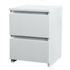 Modern 2 Drawer Chest of Drawers Bedside Table Cabinet Nightstand Bedroom