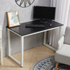 4ft Wood Computer Desk Home Office Student Working Study Writing Table Metal Leg