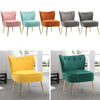 Scallop Back Armchair Lotus Petal Tub Seat Lounge Occasional Accent Sofa Chair
