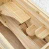 2 Tier Hamster Cage Wooden Small Animals Hutch Mice Rodent Play Exercise House