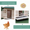 Wooden Chicken Coop with Egg Nesting Box Ducks Hen House Cage Poultry Hutch Run
