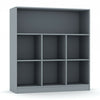 Tall Wide Wooden 7 Cube Bookcase Shelving Display Storage Unit Cabinet Shelves