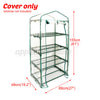 4 Tier Mini Greenhouse PVC Cover Garden Plants Flower Growing Covers Rollu
