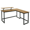 L-shaped Computer Desk Corner PC Desk Writing Study Table Workstation Industrial
