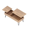 Lift Top Coffee Table w/ Storage Shelf Compartment Desk Living Room Center Table