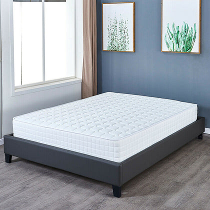 Mattress Pocket Sprung Memory Foam 3D Breathable Knitting Fabric 122*191*20cm