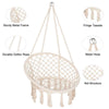 Hanging Hammock Rope Swing Chair Macrame Hammock Seat Outdoor Indoor Garden