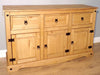 Corona Sideboard Large 3 Door 3 Drawer by Mercers Furniture