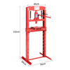 12T 12Ton Floor Hydraulic Press Workshop Garage Standing Jack Press Heavy Duty