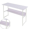 Small White Computer Desk Writing Corner PC Table Laptop Home Office Workstation