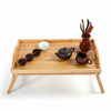 Wooden Bamboo Food Serving Breakfast Tea Coffee in Bed Lap Tray Folding Legs