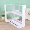 Delicate Double Storage Spice Rack Food Cupboard Rack Slide Spice Storage Shelf