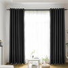 2 Panels Luxury Thermal Blackout Curtains Eyelet Ring Top Heavy Thick Grommet