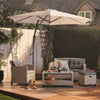 Ex Display 3M Garden Parasol Sun Shade Patio Banana Crank Cantilever Hanging