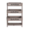 Pastoral Plant Pot Stand Folding Flower Display Rack Holder 3 Tier Vintage Style