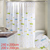 Modern Shower Curtain Partition Waterproof Mildew PEVA Bathroom Curtain