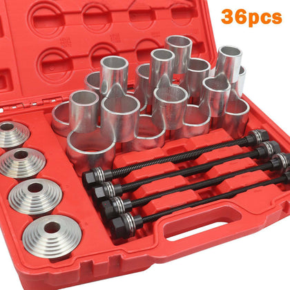 36x Press and Pull Sleeve Kit Master Seal Bushes Bearings Remover Installer Set