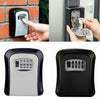 Key Safe Lock Box 4 Digit Combination Wall Mounted Key Security Box Outdoor hot