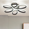 Modern LED Ceiling Light Metal Acrylic Chandelier Flower Lamp Living Dining Room