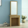 Wood Dressing Table Makeup Dresser Desk W/ Sliding Mirror Storage Shelf Cabinet
