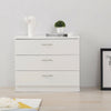 Chest of Drawers White Bedroom Furniture Hallway Tall Wide Storage 3/4/5 Draw UK