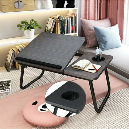 Foldable Laptop Bed Table Stand Computer Desk Sofa Lap Tray Adjustable Portable